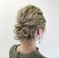 パーティー&成人式&結婚式ヘアセット💖🧡