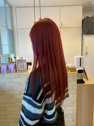 カット+ブリーチ込みダブルカラー+トリートメント🤍
