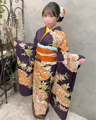 ［振袖,袴］ヘアセット+着付け👘✨¥13200+[指名料¥500]