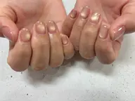 【Hand nail】うるうる🤍ハニーマグネットネイル5500円