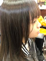 人気激安メニュー 部分縮毛矯正 前髪フロントや生え際 サイド2〜3cm幅の気になる部分を髪質改善 前カット付き