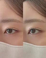 《2ヶ月以内再来》デザインまつげパーマ上下(前処理/中間処理/トリートメント込)
