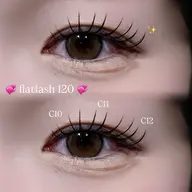 【人気No.2🎀】まつエクフラットラッシュ120本💞/オフ込み✨