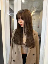 ☆1番人気☆🤍 cut+color+treatment🤍 【2step】