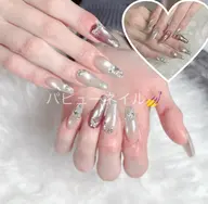 マグネット・ラメ・グラデーシュン チップ出し(オフ無し)
