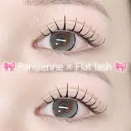 《🌷︎パリエク🌷》 パリジェンヌ+フラット80本🌷LED装着付き🦋