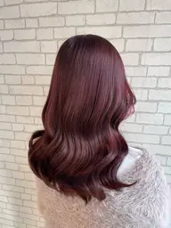 ⚡️人気No1⚡️ 【🎀ケア剤配合低刺激カラー🎀】➕マイクロバブルシャンプー➕2stepトリートメント✨