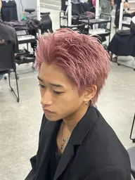 ブリーチありorなしダブルカラー