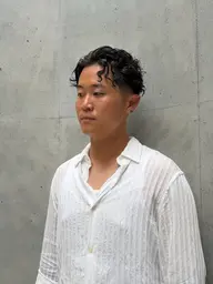 【限定価格💫】メンズカット💇+スパイラルパーマ+トリートメント🫧