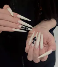 【🉐EXTRA LONG 3XL 】長さ出し10本+ ワンカラネイル💅