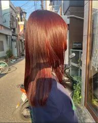 カット➕ブリーチなしダブルカラー➕トリートメント