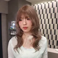全頭ブリーチカラー+上質TR+韓国巻き仕上げ🫶🏻