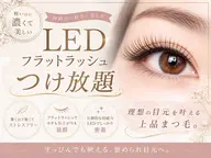 LEDマツエク(フラット)本数無制限つけ放題☆お支払いは現金のみになります！