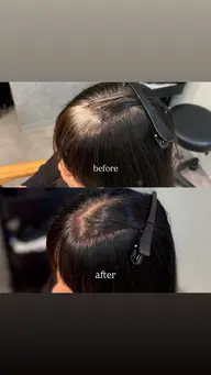 🫧🎀白髪リタッチカラー➕スパシャンプー(5分)➕トリートメント🎀🫧