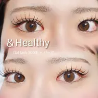 《&Healthy アンドヘルシー 》💎 エクステ×パーマ 100本