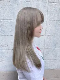 ✨ブリーチ2回+透明感カラー+5STEPトリートメント✨