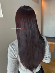🌟モデル様限定🌟ブリーチなしワンカラー＋シルクトリートメント♬.*ﾟ