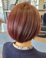 カット+ブリーチなしダブルカラー+トリートメント