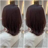 カットモデル🎀🤍 ふんわりミディアムレイヤー🫧 うるツヤトリートメント✨