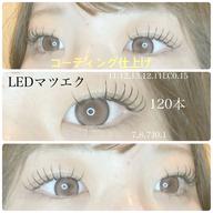 オフ&アイシャンプー&LEDマツエク120本【女性限定】