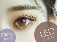 LEDエクステ/最新フラットラッシュ120本_束感コーティング仕上げ_6600