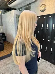 ∥🥣 w color ブリーチ&カラーでつくる透明感color