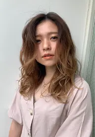 💫イルミナカラー+フルヘッドハイライト+バレイヤージュ+トリートメント