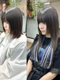 【プラチナランク使用🌟】プラチナ人毛シールエクステ インナーカラー 20本前後