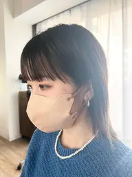 顔まわり美髪ストレート✨顔まわりのカット付き✨