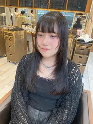 【湿気対策🌀】前髪、顔周り美髪縮毛矯正＋1step Aujua treatment❤︎