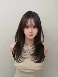 【韓国風】ミディアムレイヤーカット＋最高級ケラチントリートメント🧴🫧