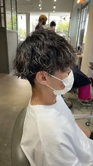 平日限定👑カット+パーマ+眉毛カット👑