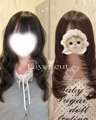 🐰新規限定🐰【カット+超音波アイロン✂️】キュートなミニボブ🎀レイヤーカット🪽似合わせカット🌷当日予約🆗💞