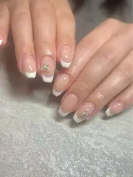 【当日限定🌸】フレンチorガラスフレンチネイル(ソフトジェルオフ込み)
