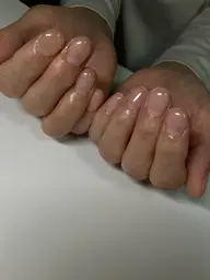 【オフ込み】クリアネイル