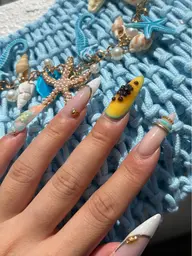 🥑【アクリルスカルプ】おまかせフルアート🥑オフあり