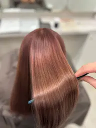【💎ツヤ感たっぷりブリーチカラー💎】カット+ダブルカラー+髪質改善トリートメント