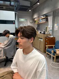 [カラーメニュー]メンズカット💇+ブリーチ無し1カラー🌵
