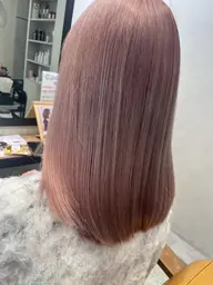 ダブルカラー♪1ブリーチ+カラー＋カット+2ステップトリートメント