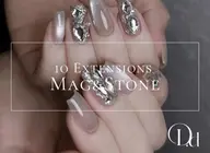 【オフなし】✨長さだし10本✖️〈4本まで〉キラキラストーン埋め尽くしマグネット🍀