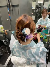 【🎆浴衣着たい方必見🎆】⭐️浴衣着付け(ヘアセット付)⭐️