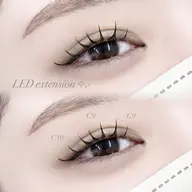 【7/28 11:00~】LEDシングルエクステ練習モデルᴗ͈ ᴗ͈🎀オフなし120本⸜♡⸝