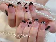 ❤️hand オフィスにもok、フレンチネイル/カラーグラデ/ミラー/オ-ロラ¥4980