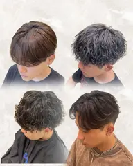 🟥1日1名限定大特価🟥💈【メンズカット×パーマ】波巻き・ツイスパ・シャドウ・フェザー・ニュアンスなど👌🚩