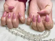 10本長さだし+ジェルネイルワンカラー