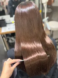 《B》🎀【リピーター様•予防美容】🎀髪質改善カラー➕髪質改善TR &ヘッドスパ➕カット