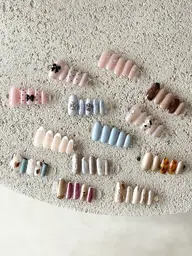 美フォルム✨チップ長さだし10本 定額シンプルアート💅✨¥8800(流行りのパーツやデザイン)色変えok✨