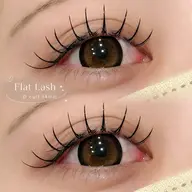 ✨束間コーティング付✨🎀マツエクモデル🎀フラットラッシュ120本💖