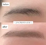 アイブロウワックス＋眉メイク