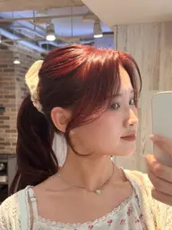 🎀結んでも可愛い前髪＋顔まわりカット🎀コテ巻き仕上げ付き🪄